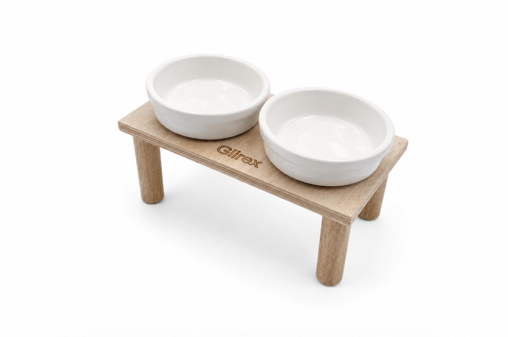 Glirex NatureSupplies - Emelvény etető- és itatótállal