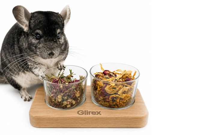 Glirex NatureSupplies - Etető- és itatótál tartó