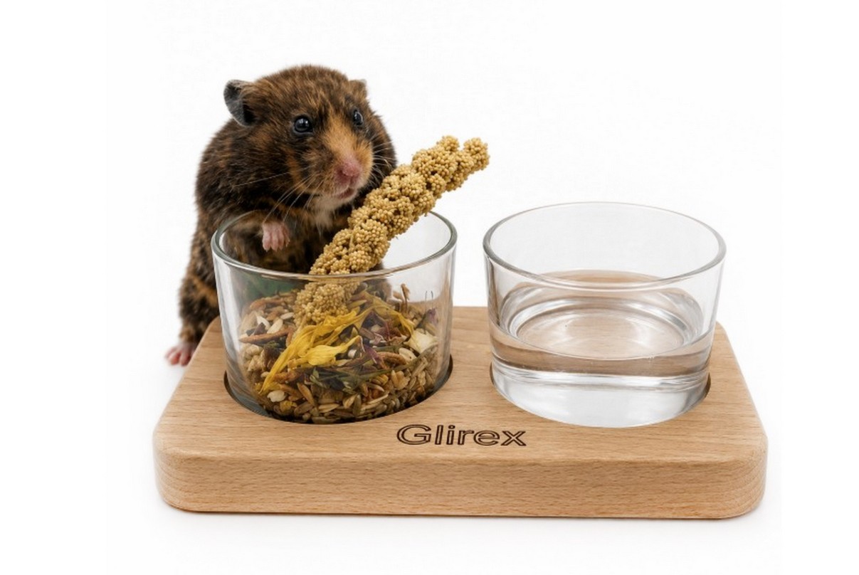 Glirex NatureSupplies - Etető- és itatótál tartó