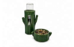 Glirex NatureSupplies - Kerámia kaktusz etetőtál és itatótartó