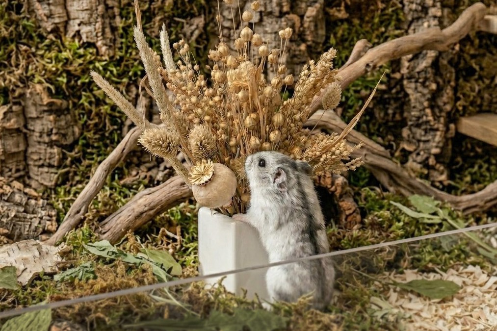 Glirex NatureSupplies - Kerámia szálaseledel tartó talpas