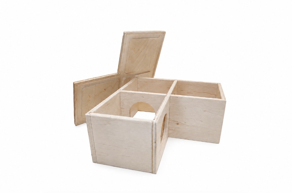Glirex NatureSupplies - Háromkamrás ház