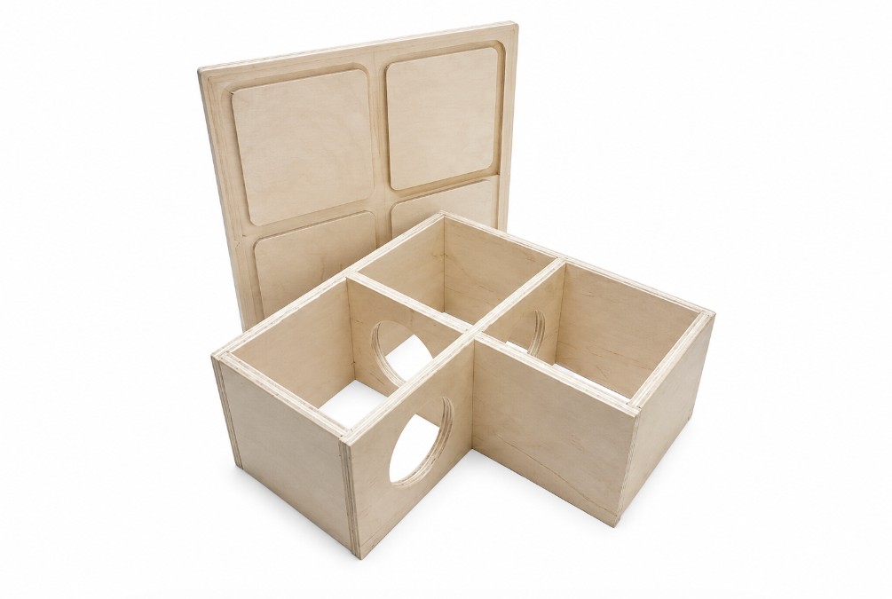 Glirex NatureSupplies - Teraszos háromkamrás ház