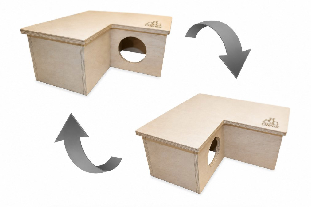 Glirex NatureSupplies - Háromkamrás ház