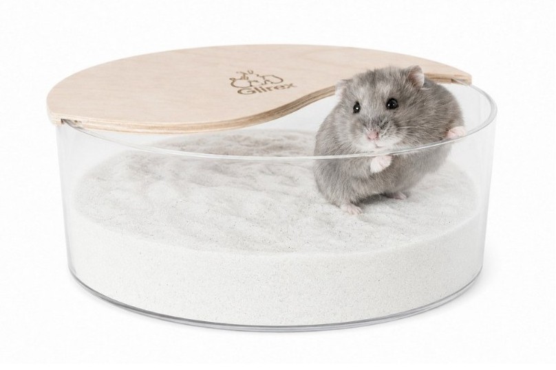 Glirex NatureSupplies - Plexi kerek homokozó féltetővel