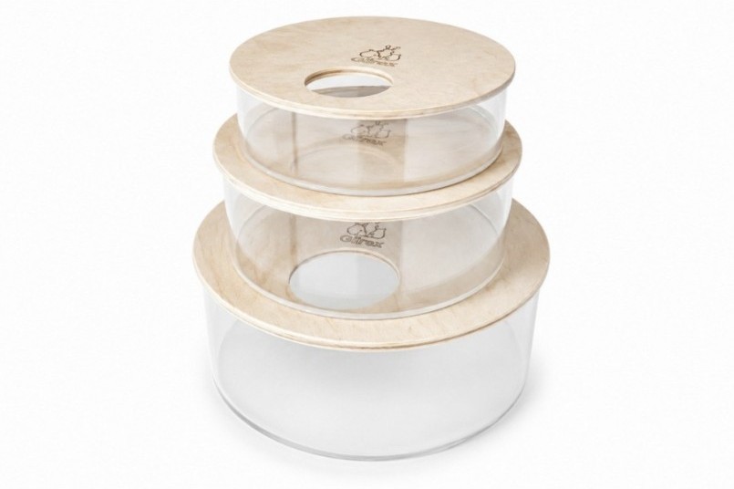 Glirex NatureSupplies - Fedett kerek plexi homokozó