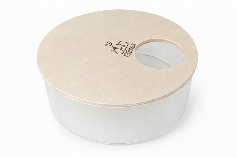 Glirex NatureSupplies - Fedett kerek plexi homokozó