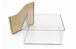 Glirex NatureSupplies - Plexi homokozó féltetővel