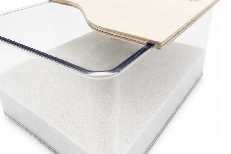 Glirex NatureSupplies - Plexi homokozó féltetővel