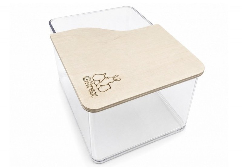 Glirex NatureSupplies - Plexi homokozó féltetővel
