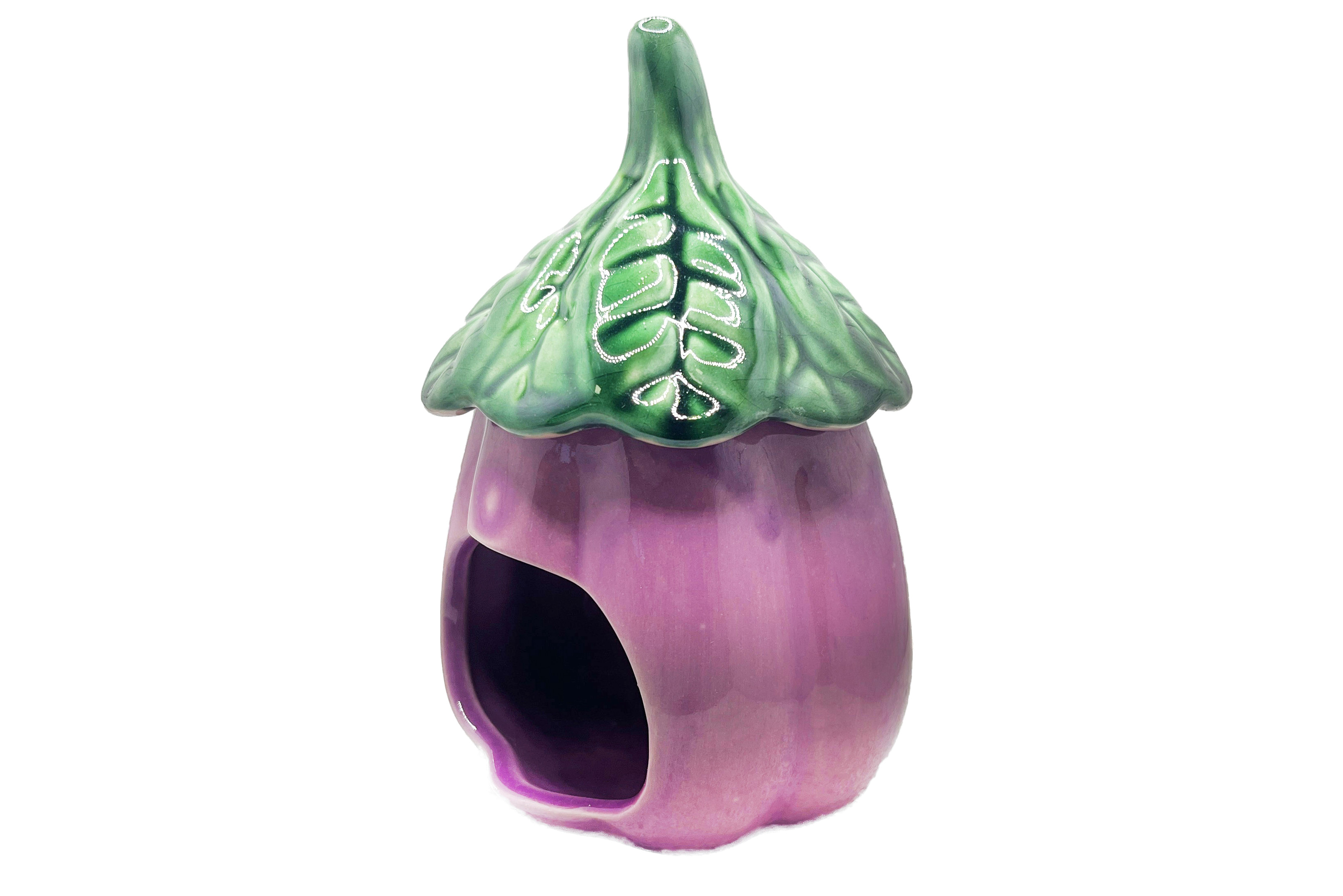 Glirex NatureSupplies - Kerámia padlizsán házikó