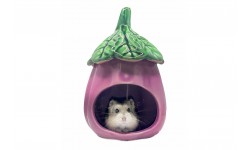 Glirex NatureSupplies - Kerámia padlizsán házikó