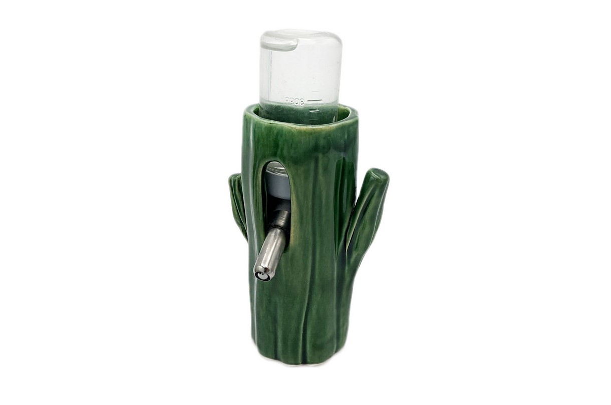 Glirex NatureSupplies - Kerámia kaktusz itatótartó - Csapj le rá!