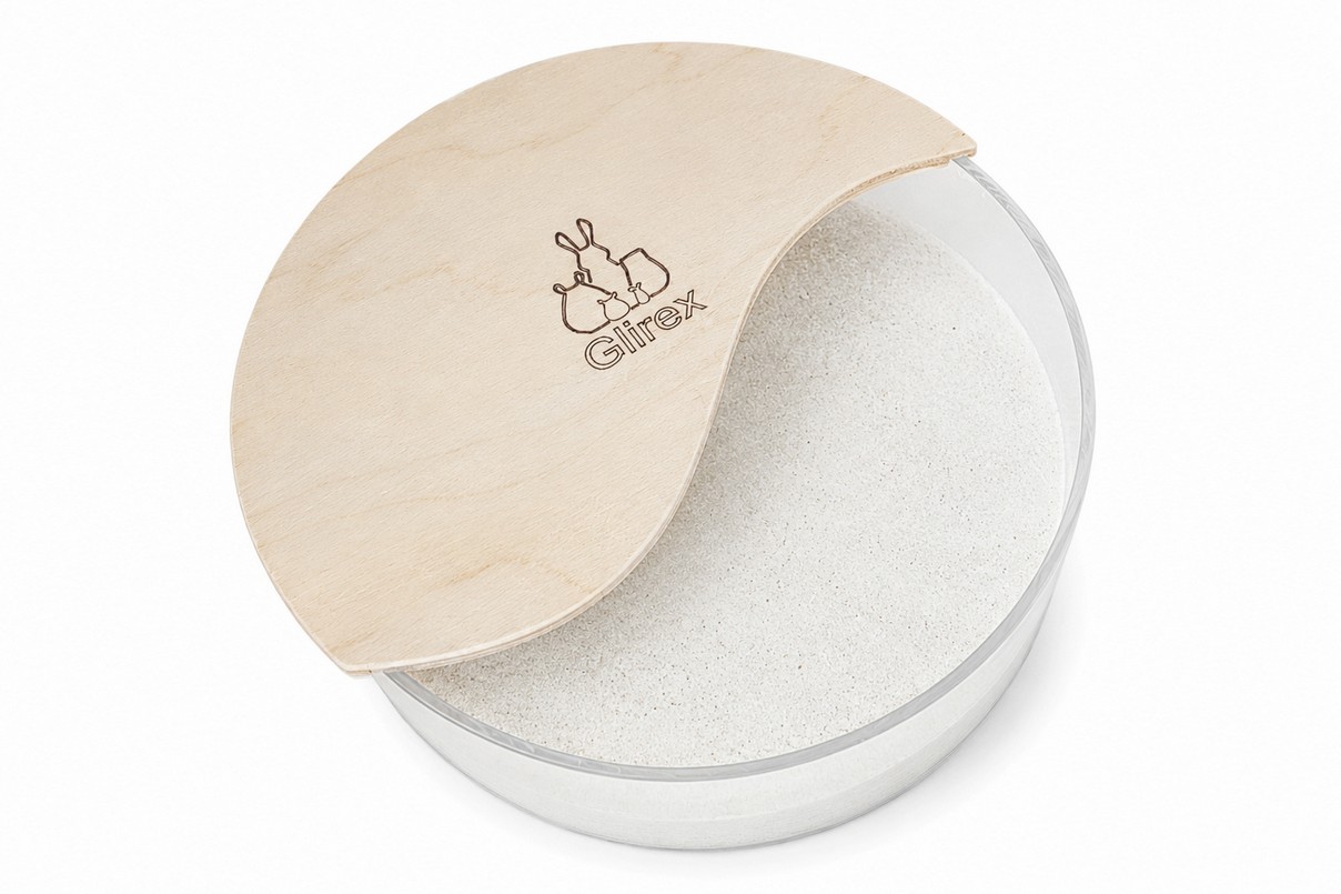Glirex NatureSupplies - Plexi körhomokozó féltetővel