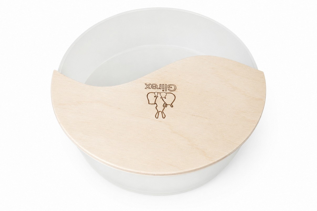 Glirex NatureSupplies - Plexi körhomokozó féltetővel