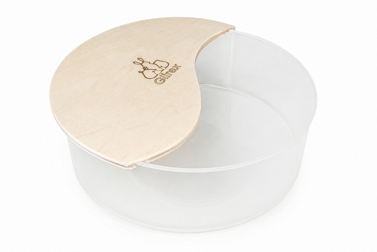 Glirex NatureSupplies - Plexi körhomokozó féltetővel
