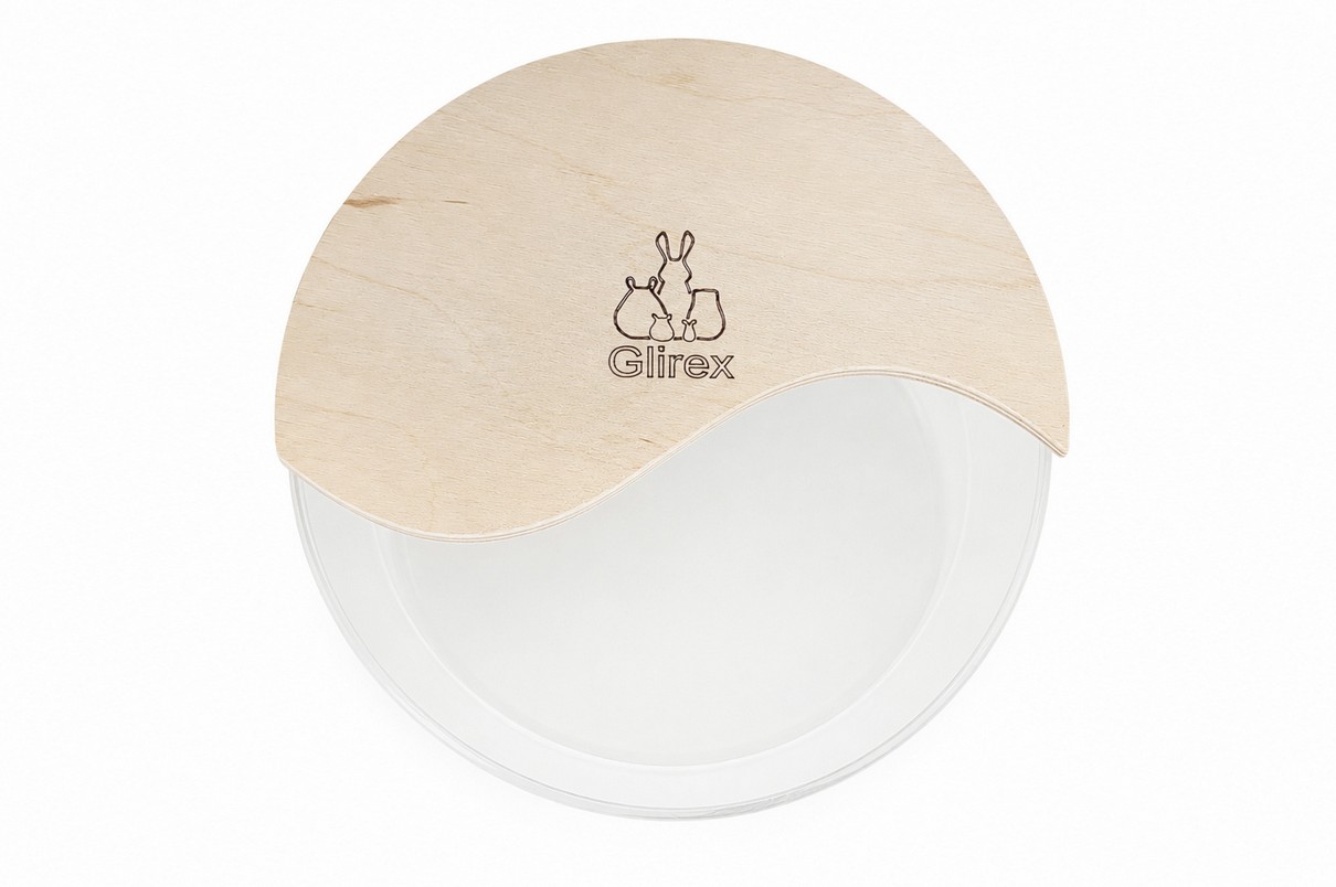 Glirex NatureSupplies - Plexi körhomokozó féltetővel