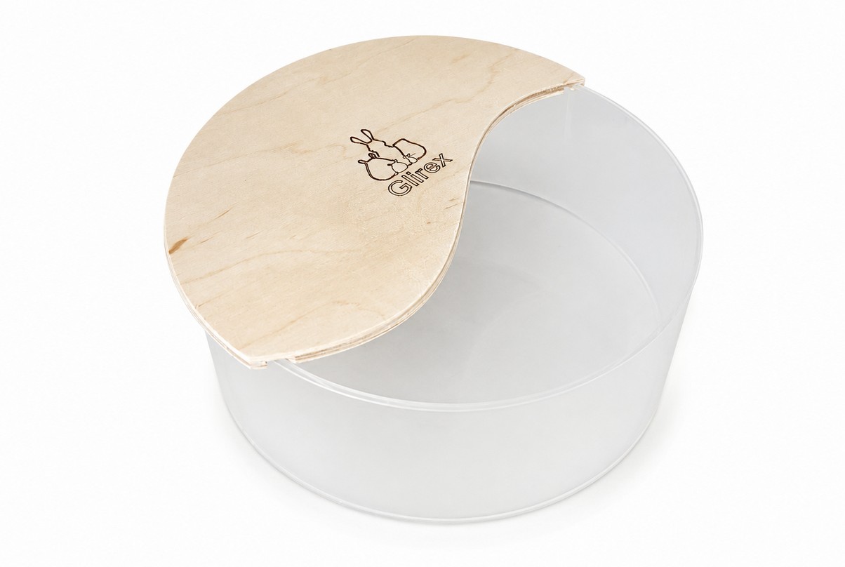 Glirex NatureSupplies - Plexi körhomokozó féltetővel