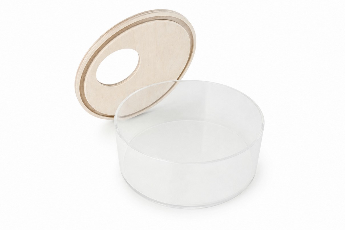 Glirex NatureSupplies - Fedett plexi körhomokozó