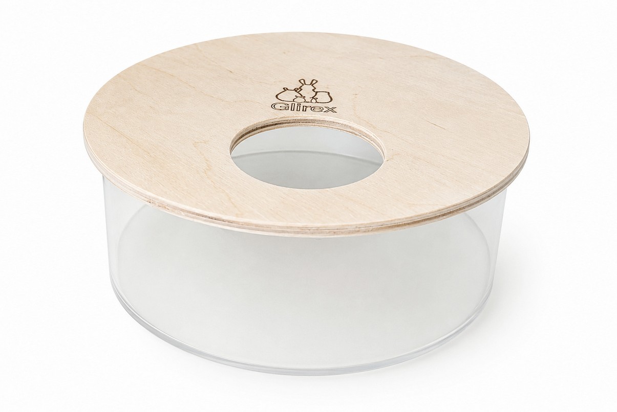Glirex NatureSupplies - Fedett plexi körhomokozó