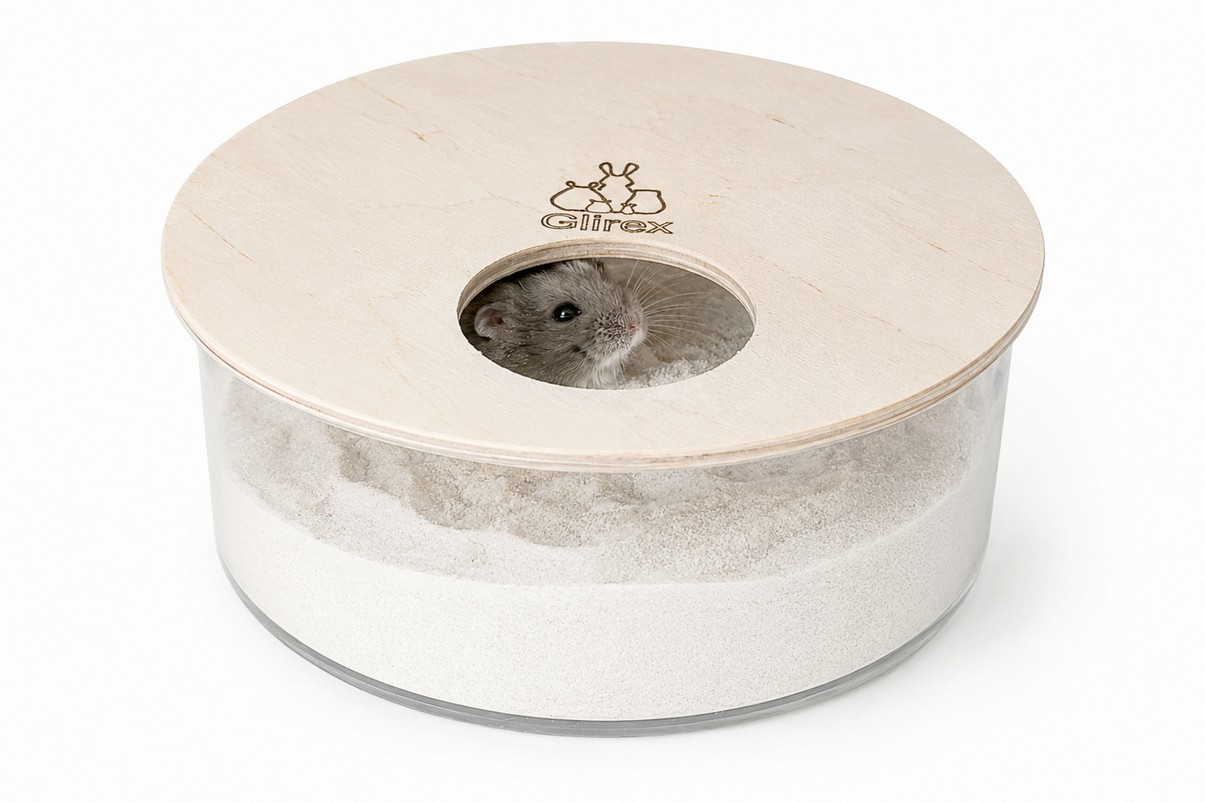 Glirex NatureSupplies - Fedett plexi körhomokozó